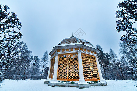 莫斯科Kuskovo宫佩尔戈拉 国家博物馆质量财产文化博物馆凉棚房子天空纪念馆旅行照片图片