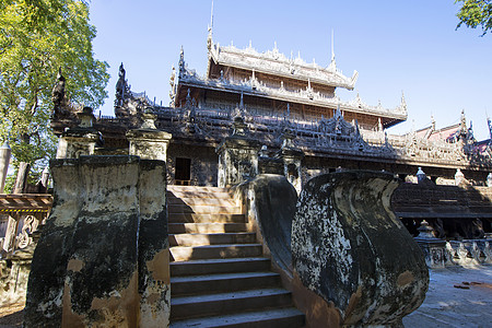 金宫修道院历史柚木宗教皇家种族金色国家建筑学寺庙遗产图片