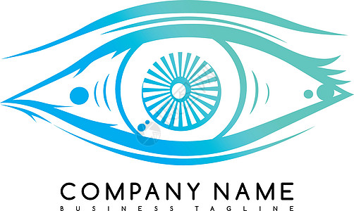 眼睛看看 logo 标识模板矢量 ar艺术想法品牌设计师运动插图黑色眉头身份蓝色图片