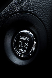 引擎启动按钮汽车黑色车辆塑料驾驶运输生命值技术电子合金图片