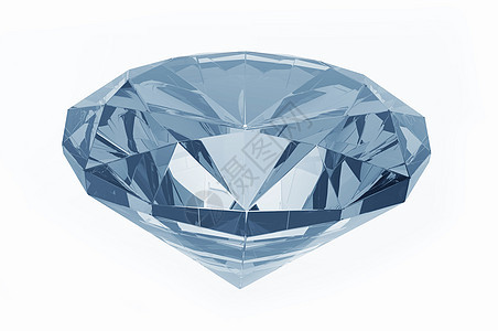 蓝色钻石镜片投资玻璃状水晶镜像天才珠宝剪裁镜子折射图片