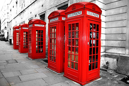 伦敦电话箱建筑历史手机灰阶水平嗓音金属灰色讲话建筑物背景图片