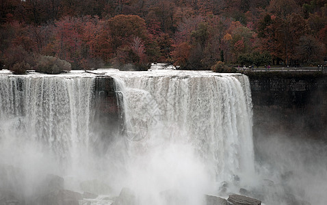 尼亚加拉瀑布秋季图片