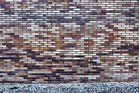 作为城市背景的砖墙建筑立面墙纸建造插图乡村建筑学石头水泥艺术光束图片