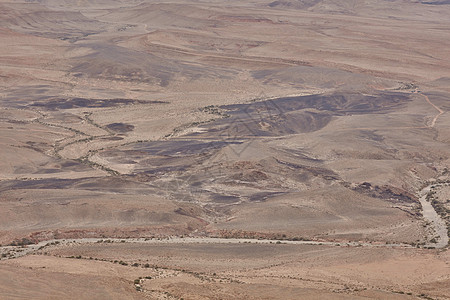 Negev 山脉视图内盖夫岩石沙漠地平线土地图层日落旅行橙子国家图片