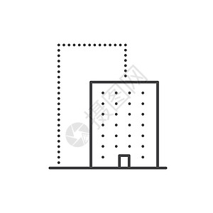 线条图标样式工厂电脑纽扣城市商业酒店建筑教会罗盘艺术图片