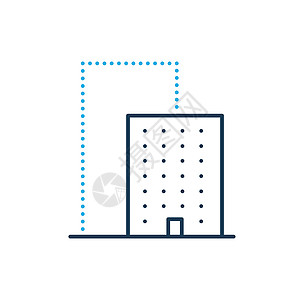 线条图标样式罗盘城市酒店商业设计师艺术教会建筑电脑工厂图片
