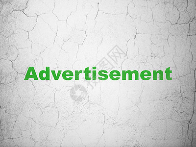 背景墙上的营销概念广告品牌水泥膏药插图背景墙推广风化宣传古董市场背景图片