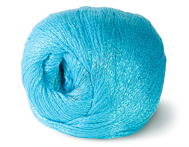 蓝毛编织的缝线刀图片
