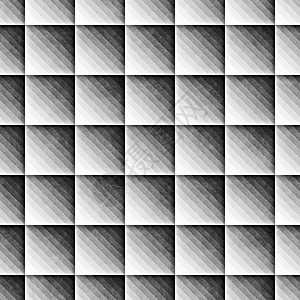 无缝渐变菱形网格图案 抽象几何背景设计白色马赛克正方形菱形装饰品创造力灰色装饰风格几何学图片