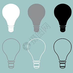 Bulb或电灯图标图片