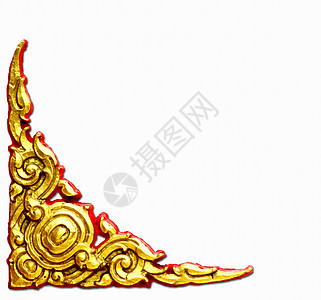 泰式花样寺庙佛教徒文化艺术历史金子装饰工艺叶子风格图片