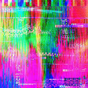 多彩故障抽象背景条纹电脑风格噪音屏幕艺术技术墙纸失败插图图片