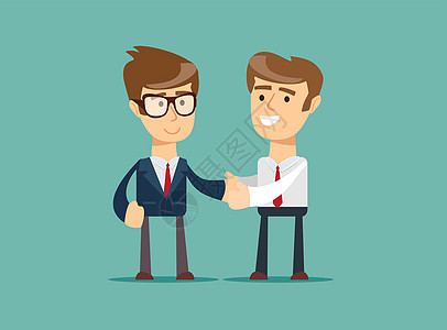 两位商务人士握手签署协议商业创新男人投资套装营销职业交易投资者商务图片