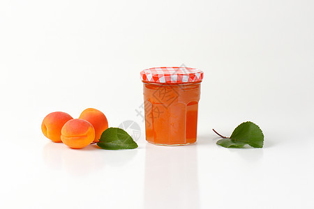 Jar 杏子酱果酱橙子玻璃食物杏子水果图片