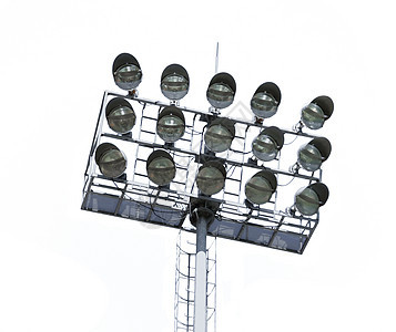 体育台灯光灯光插图足球力量亮度公园棒球体育场活力安全图片