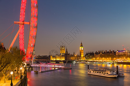 伦敦眼 大本和英国伦敦的议会大厦吸引力城市眼睛灯笼文化场景建筑学地标历史旅行图片