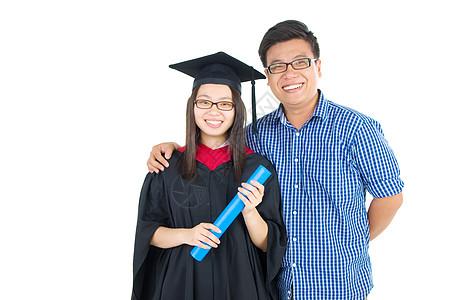 亚洲毕业亚洲大学微笑团体拥抱女士学生孩子们兄弟召集父母图片