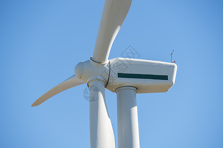 发电风车 生态电力 风力涡轮机力量车站创新蓝色旋转植物场地活力环境资源图片