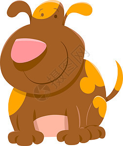 可爱的斑点狗卡通图片