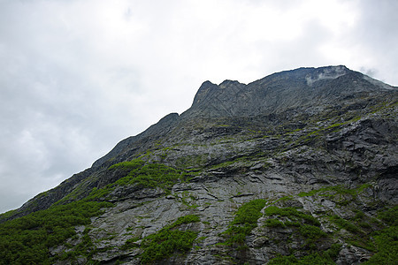 挪威的长城蔬菜冰川巨魔悬崖天空岩石山脉图片