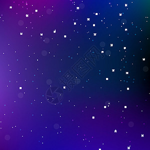 天空之夜空间抽象背景 有恒星 宇宙背景 矢量图解闪光火花黑色插图星星行星墙纸天文学紫色蓝色图片