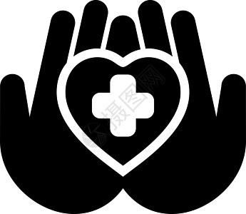 心脏护理图标 平面设计界面保险中心卫生药品体验用户医疗保健医疗保险背景图片