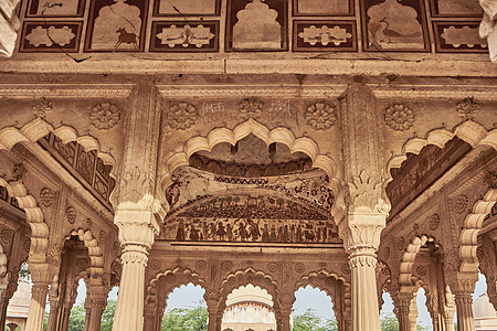 印度古代废弃的寺庙 UP文化宗教活动建筑圆顶地标建筑学旅行神殿入口图片