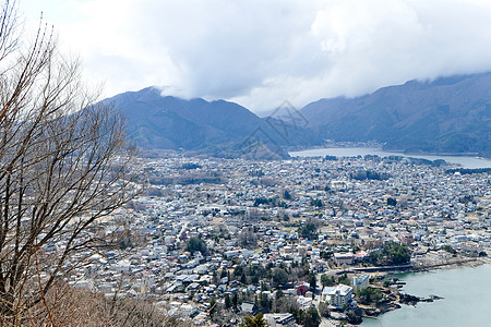 Kawagujiko镇的视图摄影水平目的地山脉旅行建筑学娱乐艺术外观旅游图片