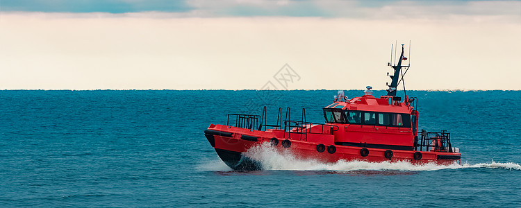 红战试验船海岸线护航快艇帮助海岸全体救援汽艇服务领导图片