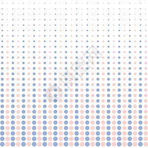 矢量半色调点 粉红色和蓝色柔和的色彩马赛克白色插图圆圈坡度俱乐部气泡车轮圆形磁盘图片