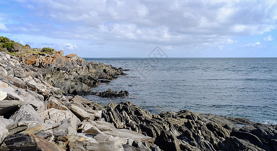 夏日阳光明媚的美丽大海液体海岸海岸线泡沫热带蓝色海滩海景支撑冲浪图片