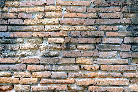 旧砖墙背景石头水泥地面建筑石墙墙纸砖块橙子建筑学材料图片