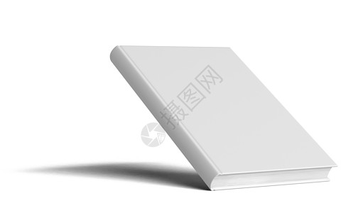 白空书被倾斜教育纸板空间小样商业3d形状教科书文学空白图片