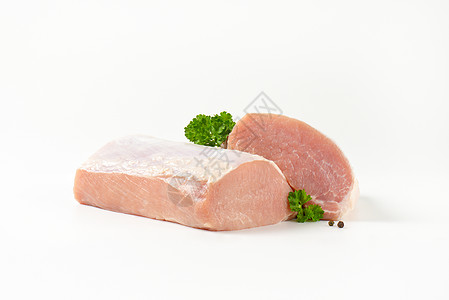 原生猪肉肠食物腰部倾斜猪肉背景图片