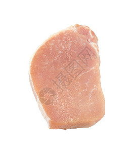 无肉猪排高架食物倾斜猪肉腰部背景图片