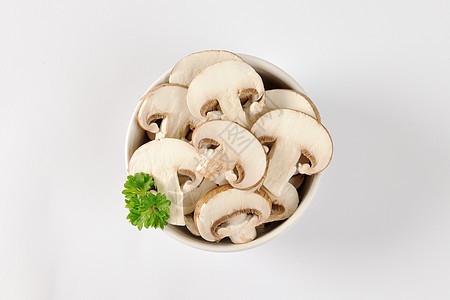 切片蘑菇犯罪分子高架食物棕色图片