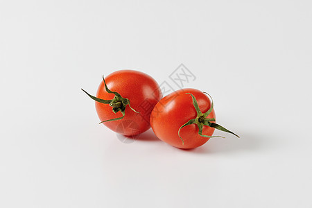 两个红西红番茄食物蔬菜红色图片