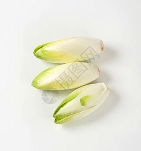 比利时新鲜菊苣高架食物白色蔬菜背景图片