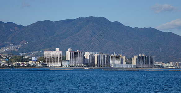 宫岛岛广岛湾风景图片