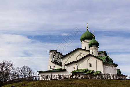 俄罗斯普斯科夫的东正教寺庙图片