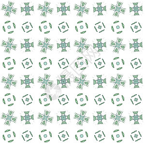 具有绿色渲染抽象分形图案的纹理白色艺术装饰墙纸创造力插图电脑风格数字化样本背景图片