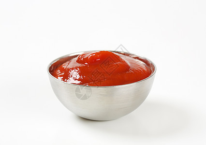 平滑番茄纯度e调味品蔬菜金属盘子红色食物图片