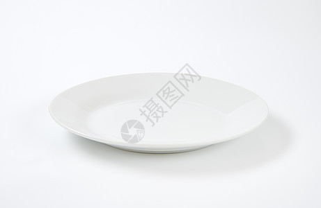 圆瓷板板瓷盘圆形陶器白色盘子餐具背景图片