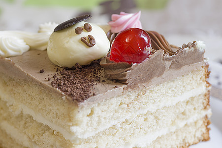 饼干奶油蛋糕庆典生日馅饼糕点巧克力奶油状面包早餐桌子糖果图片