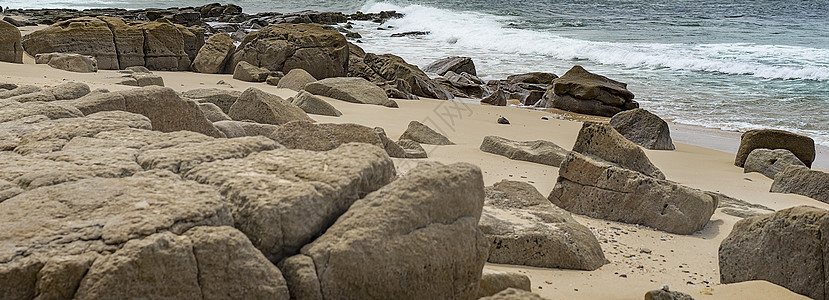 澳大利亚全景岩石海滨海滩风景图片
