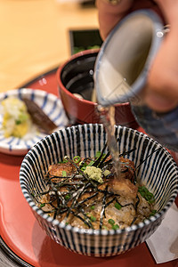 unadon eel饭碗大学炙烤白色盘子教师食物海鲜美食鳗鱼菜单图片