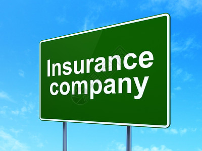 保险概念 公路标志背景保险公司的承保公司被保险人合同3d风险蓝色事故招牌政策投保人木板图片