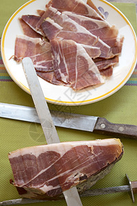 剪手切补火腿治愈食物厨师小吃猪肉雕刻刀具服务图片