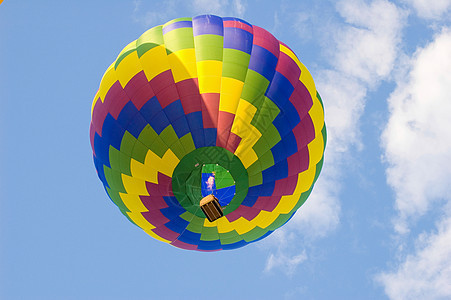 热气球篮子航班飞行热气漂浮条纹充气热气球自由旅行图片